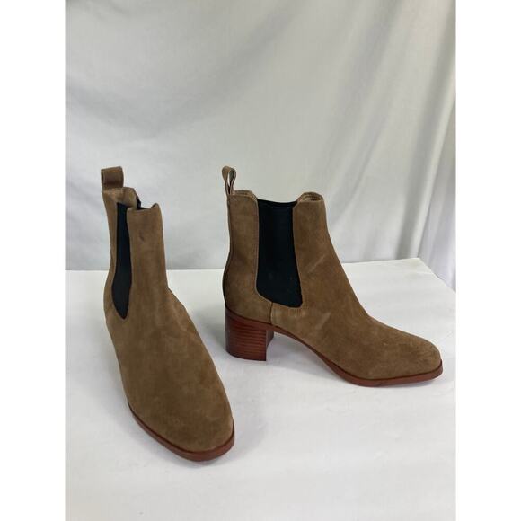 Steve Madden Rhiannon Suede Chelsea Ankle Boot in Brown Size 7 - Picture 3 of 6